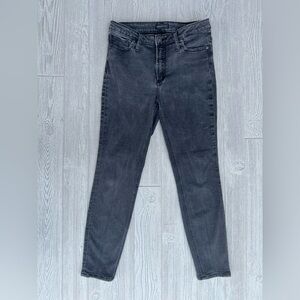 Silver Jeans High Note Skinny Black Jeans Size 30